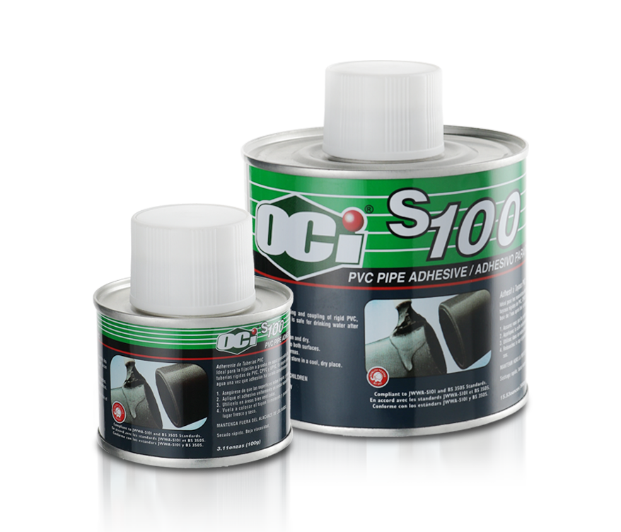 OCI Adhesive S100 PVC Solvent Cement - sealant glue for pipe - lem kaleng