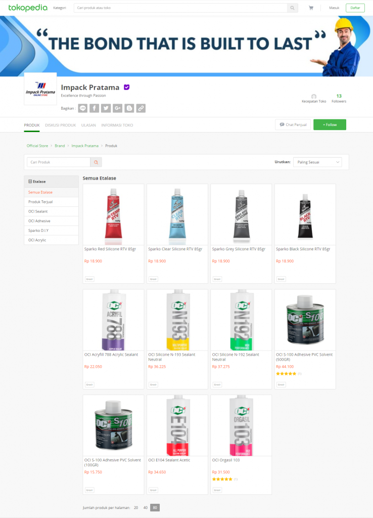 beli oci sealant di tokopedia