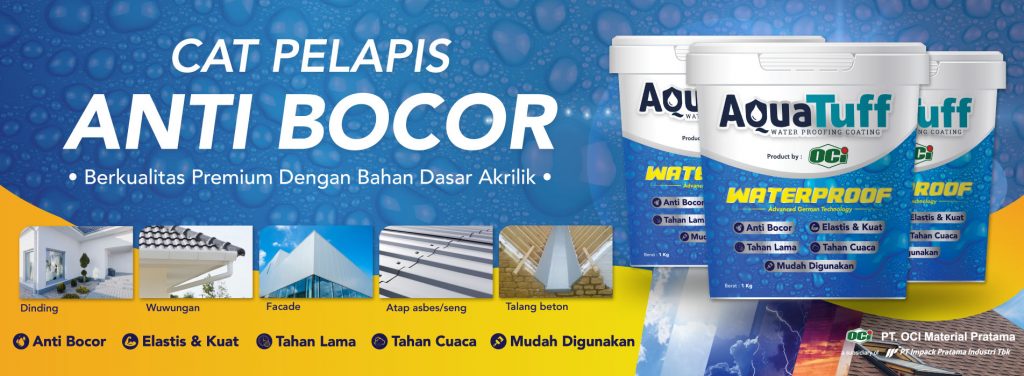 aquatuff cat waterproof pelapis anti bocor