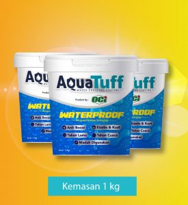 aquatuff harga cat waterproof kemasan 1 kg