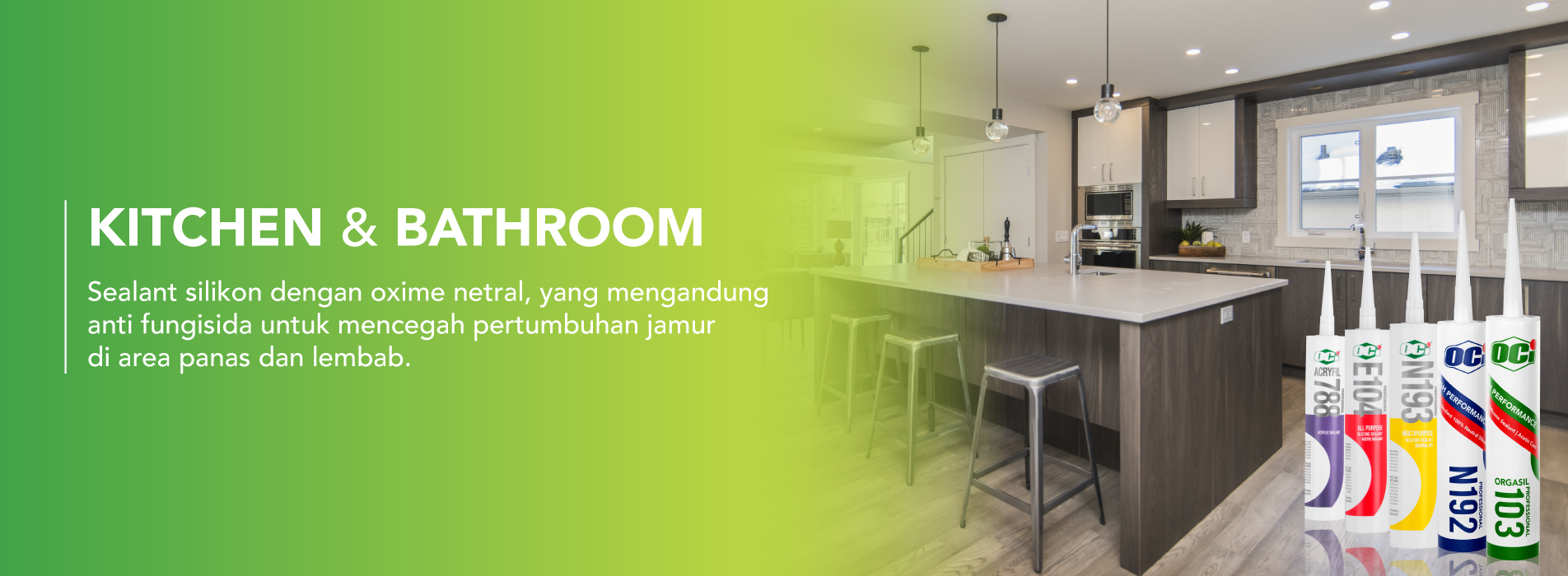 Rekomendasi Merek Lem Silicone Sealant Terbaik OCI Material Pratama