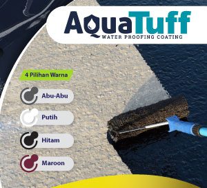 pilihan warna cat waterproof aquatuff pelapis ani bocor